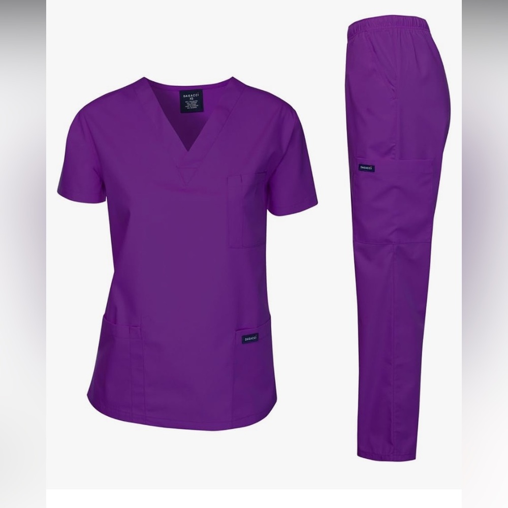 Purple Dagacci scrubs